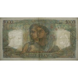F 41-26 - 07/04/1949 - 1000 francs - Minerve et Hercule - Série M.555 - Etat : TB+