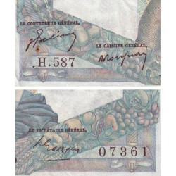 F 41-28 - 01/09/1949 - 1000 francs - Minerve et Hercule - Série H.587 - Etat : TTB-