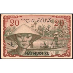 Indochine Française - Pick 86c - 20 cents - Série AB - 1942 - Etat : SPL