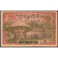 Indochine Française - Pick 86d - 20 cents - Série BG - 1943 - Etat : TTB