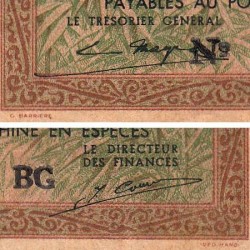 Indochine Française - Pick 86d - 20 cents - Série BG - 1943 - Etat : TTB