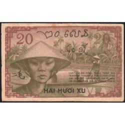 Indochine Française - Pick 86d - 20 cents - Série BL - 1943 - Etat : TTB