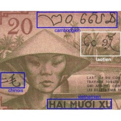 Indochine Française - Pick 86d - 20 cents - Série BL - 1943 - Etat : TTB