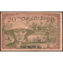 Indochine Française - Pick 86d - 20 cents - Série BM - 1943 - Etat : TTB