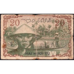 Indochine Française - Pick 86d - 20 cents - Série BR - 1943 - Etat : B