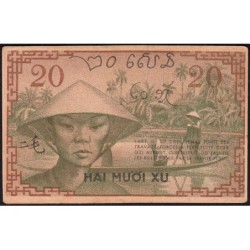 Indochine Française - Pick 86d - 20 cents - Série BS - 1943 - Etat : SUP