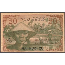 Indochine Française - Pick 86d - 20 cents - Série BS - 1943 - Etat : TTB