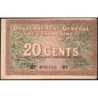 Indochine Française - Pick 86d - 20 cents - Série BT - 1943 - Etat : SUP