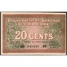 Indochine Française - Pick 86d - 20 cents - Série BT - 1943 - Etat : SPL