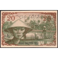 Indochine Française - Pick 86d - 20 cents - Série BT - 1943 - Etat : SPL