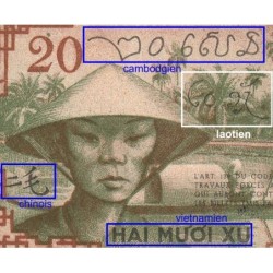 Indochine Française - Pick 86d - 20 cents - Série BT - 1943 - Etat : SPL