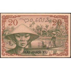 Indochine Française - Pick 86d - 20 cents - Série BX - 1943 - Etat : NEUF