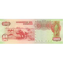 Angola - Pick 134 - 500'000 kwanzas - Série JW - 04/02/1991 - Etat : NEUF