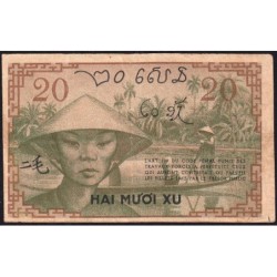 Indochine Française - Pick 86d - 20 cents - Série BX - 1943 - Etat : TB+