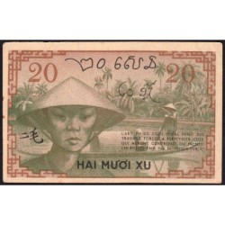 Indochine Française - Pick 86d - 20 cents - Série BX - 1943 - Etat : TTB+