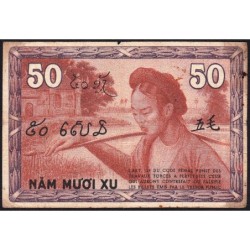 Indochine Française - Pick 87d - 50 cents - Série CE - 1943 - Etat : TB-