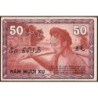Indochine Française - Pick 87d - 50 cents - Série CF - 1943 - Etat : SPL
