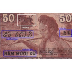 Indochine Française - Pick 87d - 50 cents - Série DO - 1943 - Etat : TB