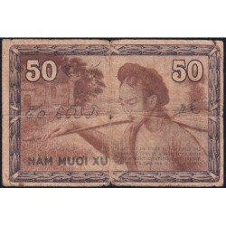 Indochine Française - Pick 87d - 50 cents - Série DV - 1943 - Etat : B