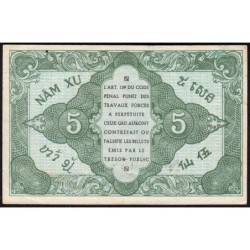 Indochine Française - Pick 88a_1 - 5 cents - Série A - 1943 - Etat : SPL