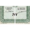 Indochine Française - Pick 88a_1 - 5 cents - Série V - 1943 - Etat : SUP