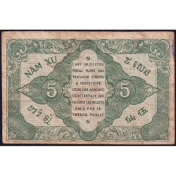 Indochine Française - Pick 88a_2 - 5 cents - Série AE - 1943 - Etat : TB