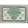 Indochine Française - Pick 88a_2 - 5 cents - Série AH - 1943 - Etat : SUP+