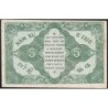 Indochine Française - Pick 88a_2 - 5 cents - Série AH - 1943 - Etat : SUP+