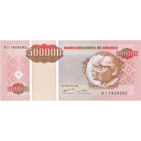 Angola - Pick 140 - 500'000 kwanzas reajustados - Série SI - 01/05/1995 - Etat : NEUF