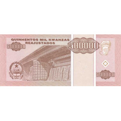 Angola - Pick 140 - 500'000 kwanzas reajustados - Série SI - 01/05/1995 - Etat : NEUF