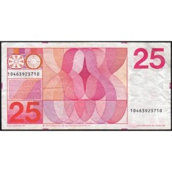 Hollande - Pick 92b - 25 gulden - 10/02/1971 - Etat : TB