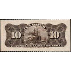 Cuba - Pick 52a - 10 centavos - Série K - 15/02/1897 - Etat : NEUF