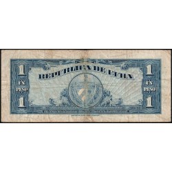 Cuba - Pick 77b - 1 peso - Série A A - 1960 - Etat : TB+