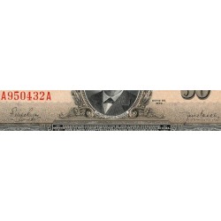 Cuba - Pick 81a - 50 pesos - Série A A - 1950 - Etat : TTB+