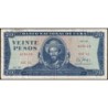 Cuba - Pick 105c_4 - 20 pesos - Série GE 15 - 1990 - Etat : TTB
