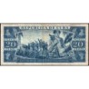 Cuba - Pick 105c_4 - 20 pesos - Série GE 15 - 1990 - Etat : TTB