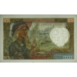 F 19-09 - 24/04/1941 - 50 francs - Jacques Coeur - Série T.77 - Etat : SPL+