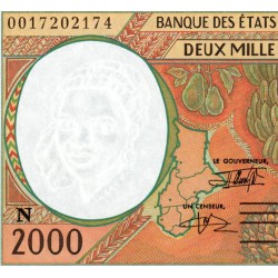 Guinée Equatoriale - Afr. Centrale - Pick 503Ng - 2'000 francs - 2000 - Etat : NEUF