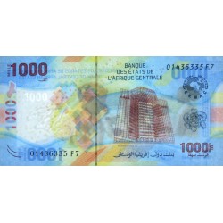 Etats de l'Afrique Centrale - Pick 701a - 1'000 francs - Série F7 - 2020 (2022) - Etat : NEUF