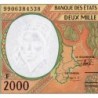 Centrafrique - Afr. Centrale - Pick 303Ff - 2'000 francs - 1999 - Etat : NEUF