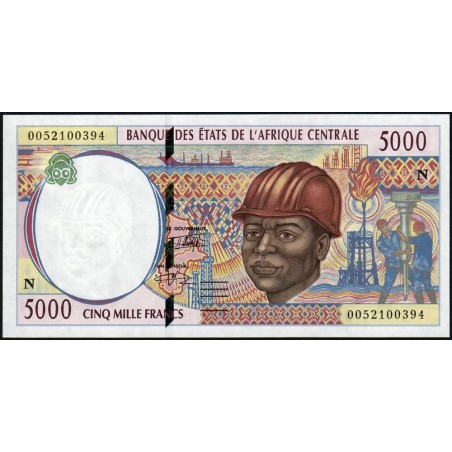 Guinée Equatoriale - Afr. Centrale - Pick 504Nf - 5'000 francs - 2000 - Etat : NEUF