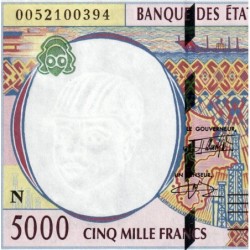 Guinée Equatoriale - Afr. Centrale - Pick 504Nf - 5'000 francs - 2000 - Etat : NEUF