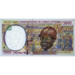 Guinée Equatoriale - Afr. Centrale - Pick 504Nf - 5'000 francs - 2000 - Etat : NEUF