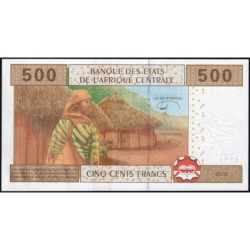 Tchad - Afrique Centrale - Pick 606Cd - 500 francs - 2002 (2017) - Etat : NEUF