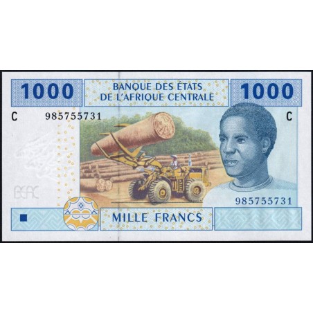 Tchad - Afrique Centrale - Pick 607Ce - 1'000 francs - 2002 (2021) - Etat : NEUF