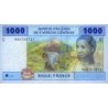 Tchad - Afrique Centrale - Pick 607Ce - 1'000 francs - 2002 (2021) - Etat : NEUF