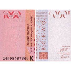 Sénégal - Pick 715Kw - 1'000 francs - 2024 - Etat : NEUF