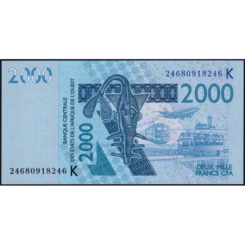 Sénégal - Pick 716Kx - 2'000 francs - 2024 - Etat : NEUF