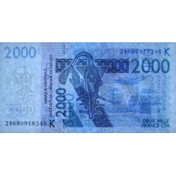 Sénégal - Pick 716Kx - 2'000 francs - 2024 - Etat : NEUF