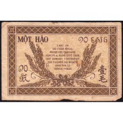 Indochine Française - Pick 89a_1 - 10 cents - Série BR - 1944 - Etat : TB-